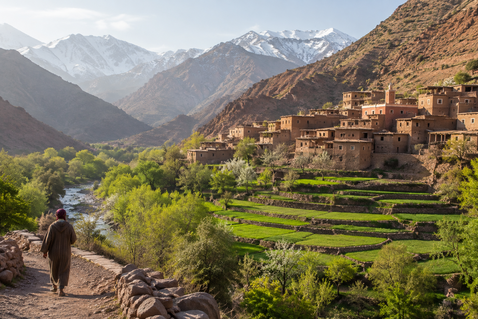 Vallée de l’Atlas marocain